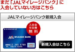 �܂��uJAL�}�C���[�W�o���N�v�ɓ���Ă��Ȃ����͂�����