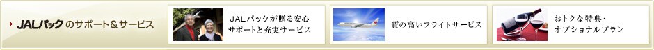 JAL�p�b�N�̃T�|�[�g���T�[�r�X