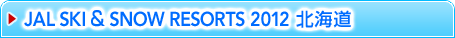 JAL SKI �� SNOW RESORTS 2012 �k�C��