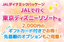 JALダイナミックパッケージ JALで行く東京ディズニーリゾート®