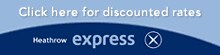 Click here for discounted rates Heathrow express