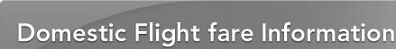 Domestic Flight fare Information