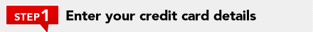 [Step1] Enter your credit card details