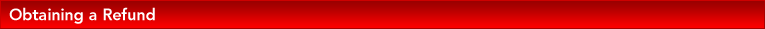 Obtaining a Refund