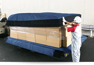 The thermal insulating material was developed from NASA's space program.