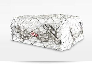 Container wrapped in a special cover