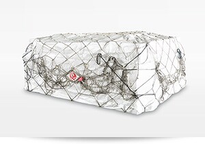 Container wrapped in a special cover