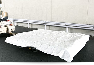 Wrapping a container with a special cover