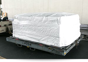 Wrapping a container with a special cover