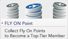 FLY ON Point:Collect Fly On Points to Become a Top-Tier Member