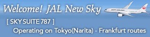 Welcome! JAL New Sky