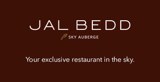 JAL BEDD : Your exclusive restaurant in the sky.
