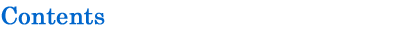 Contents