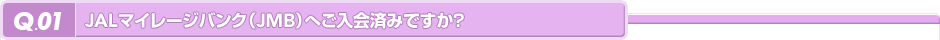 Q01.JAL�}�C���[�W�o���N�iJMB�j�ւ�����ς݂ł����H