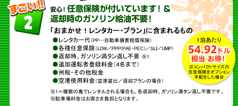 �������I�I2�@���S�I�C�ӕی����t���Ă��܂��I���ԋp���̃K�\���������s�v�I�@�u���܂����I�����^�J�[�E�v�����v�Ɋ܂܂����́������^�J�[��iPP�c�����ԑ��Q�����ی��j���e��C�ӕی��iLDW�^PPP(PAE�EPEC)�^SLI�^UMP�j���ԋp���A�K�\�������^���Ԃ��s�v ��1���ǉ��^�]�ғo�^�����i4���܂Łj���B�ŁE���̑��ŋ�����`�g�p�����i��`�ݏo�^�ԋp�v�����̏ꍇ�j ��1�������̓��Ń����^�������ꍇ���A�e�ԋp���A�K�\�������^���Ԃ��s�v�ł��B�����ԏꗿ���͂��q���ܕ��S�ƂȂ�܂��B�@1��������54.92�h�����������I���R���p�N�g�T�C�Y�̔C�ӕی����I�v�V������z�������ꍇ