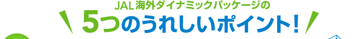 JAL�C�O�_�C�i�~�b�N�p�b�P�[�W��5�̂��ꂵ���|�C���g�I