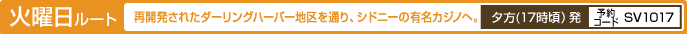 �Ηj�����[�g�@�ĊJ�����ꂽ�_�[�����O�n�[�o�[�n���ʂ�A�V�h�j�[�̗L���J�W�m�ցB�@�[��(17�����j���@�\��R�[�hSV1017