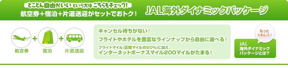 �q�󌔁{�h���{�Г����}���Z�b�g�ł��g�N�I�@JAL�C�O�_�C�i�~�b�N�p�b�P�[�W