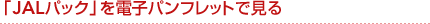 �uJAL�p�b�N�v��d�q�p���t���b�g�Ō���