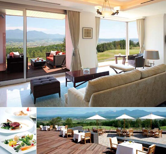 �i��j�ǂ̃^�C�v�̋q��������t���n�C�g�̑�����]�ސ�i���y���߂�B�V�΂̋G�߂ɂ͈�ʗ΂ɍʂ��A���R���D��Ȃ��������G����y���߂�B�ʐ^�̓O�����h�X�C�[�g
�i��2�_�j�F�ʖL���Ȍi�F���o�b�N�ɁA�n�Y�̖�؂Ȃǂ̖L���ȑ�n�̌b�݂𑶕��ɖ��킦��i�I���J�E�U�E�e���X�j