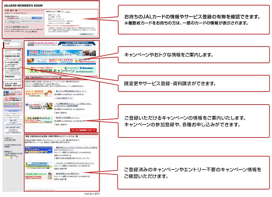 JALCARD MEMBER'S ROOM