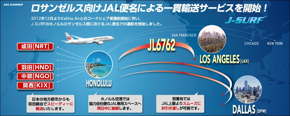 ���T���[���X����JAL�֖��ɂ���їA���T�[�r�X���J�n�I J-SURF