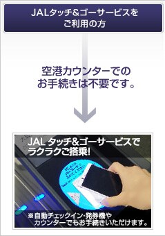 ��`�J�E���^�|�ł̂��葱���͕s�v�ł��B JAL �^�b�`&�S�[�T�[�r�X�Ń��N���N������I �����`���b�N�C���E�����@��J�E���^�[�ł����葱�����������܂��B