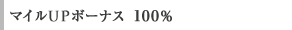 �}�C��UP�{�[�i�X 100%
