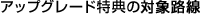 �A�b�v�O���[�h���T�̑ΏۘH��