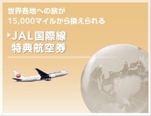 ���E�e�n�ւ̗���15,000�}�C�����犷������@JAL���ې��@���T�q��