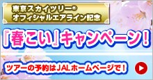 �����X�J�C�c���[�I�t�B�V�����G�A���C���L�O�u�t�����v�L�����y�[���I�c�A�[�̗\���JAL�z�[���y�[�W�ŁI