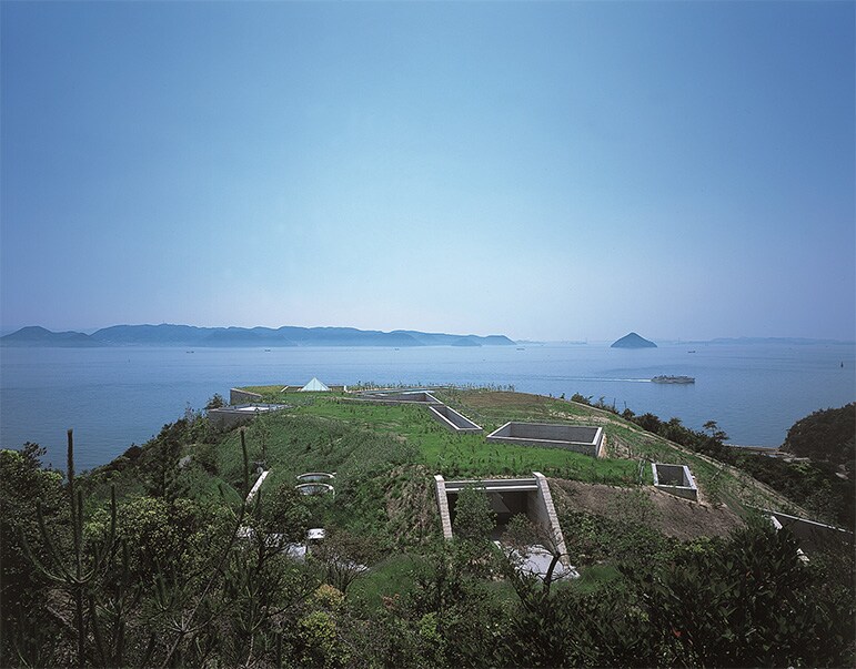 Chichu Art Museum, Lee Ufan Museum, and the Benesse House Museum in Benesse House Area - All of which were designed by Tadao Ando