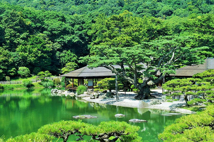 Stroll through Kagawa Ritsurin Garden