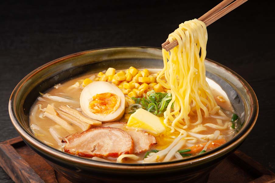 Diverse foods and Hokkaido ramen