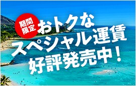 期間限定 おトクなスペシャル運賃好評発売中！