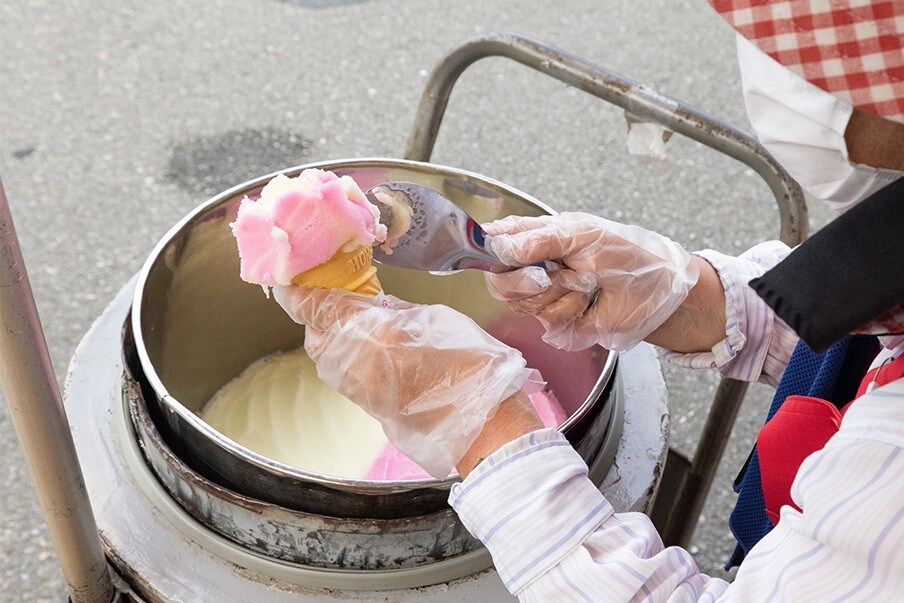 Babahera ice cream in Akita