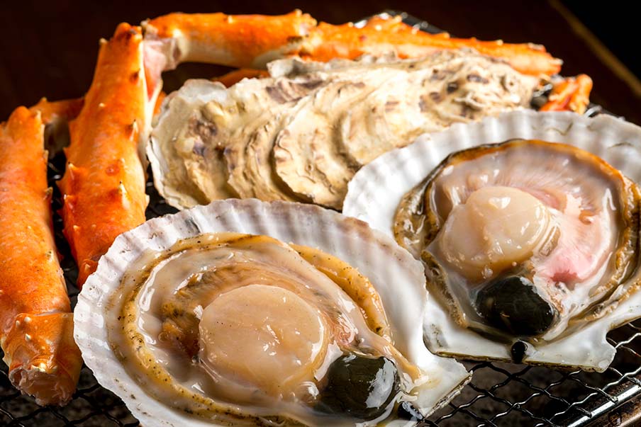 Treat yourself with Saroma Lake seafood