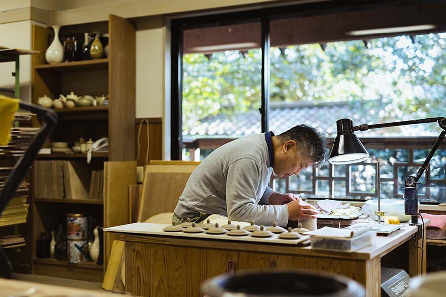 Visit the Chin Jukan Kiln—home of Shiro Satsuma Pottery