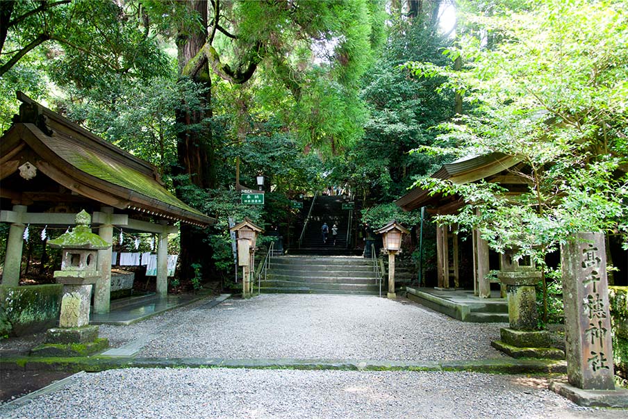 Visit the highly-cherished Takachiho Shrine