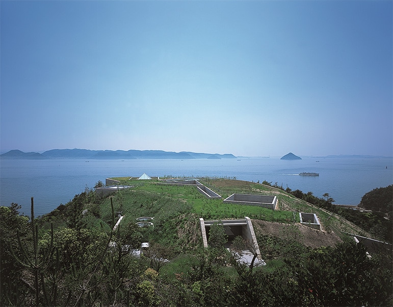 Chichu Art Museum, Lee Ufan Museum, and the Benesse House Museum in Benesse House Area - All of which were designed by Tadao Ando