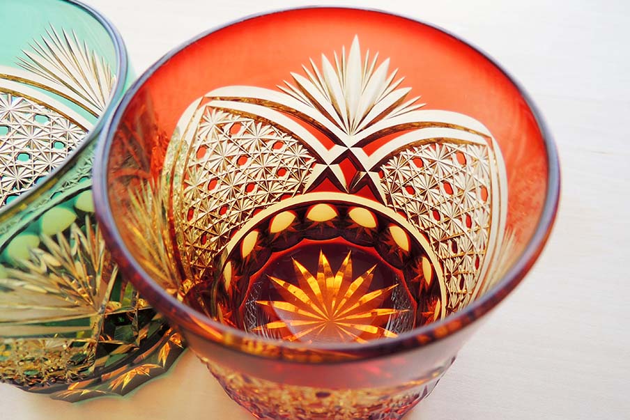 See the Japanese craft of Edo Kiriko cut glass