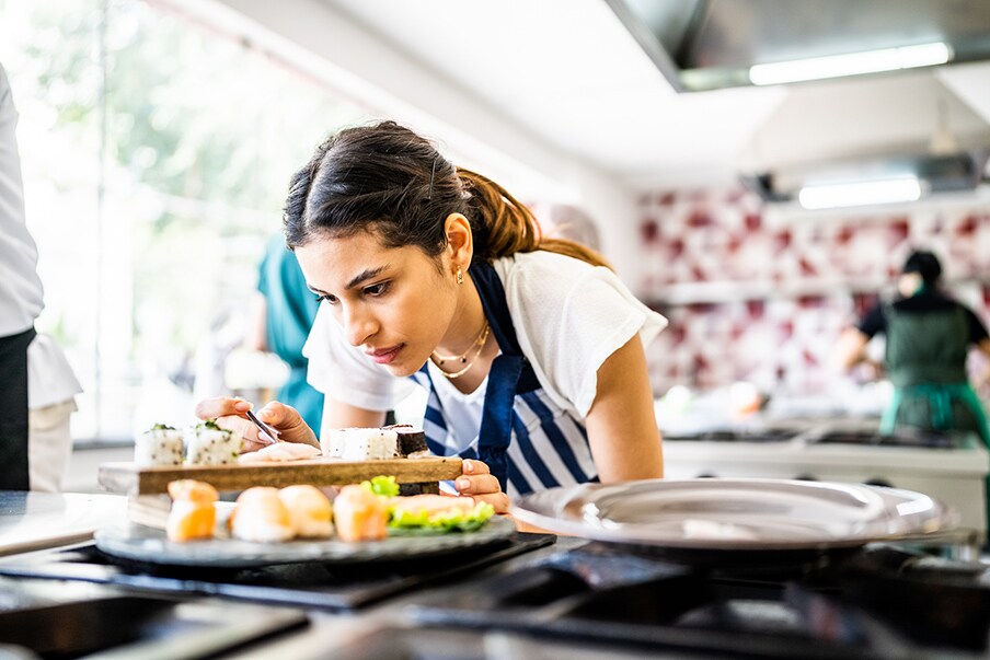 Experience making and enjoying sushi