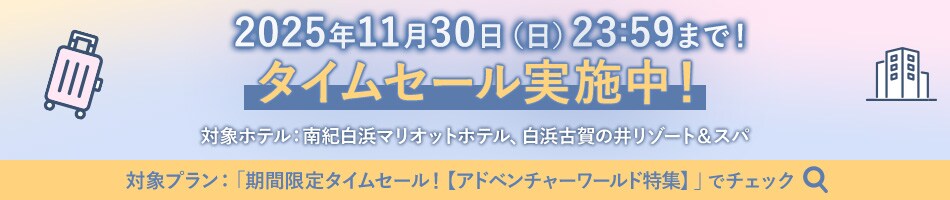 タイムセール実施中！