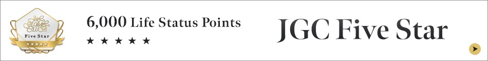 6,000 Life Status Points JGC Five Star