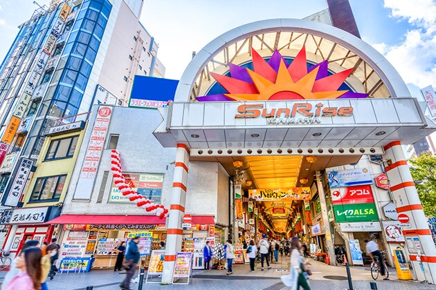 Entdecken Sie in Kamata japanische Kultur und Shopping