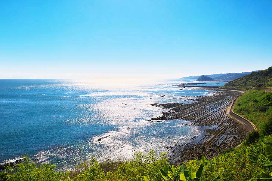 Miyazaki—where you can relax and enjoy the beautiful coastal views