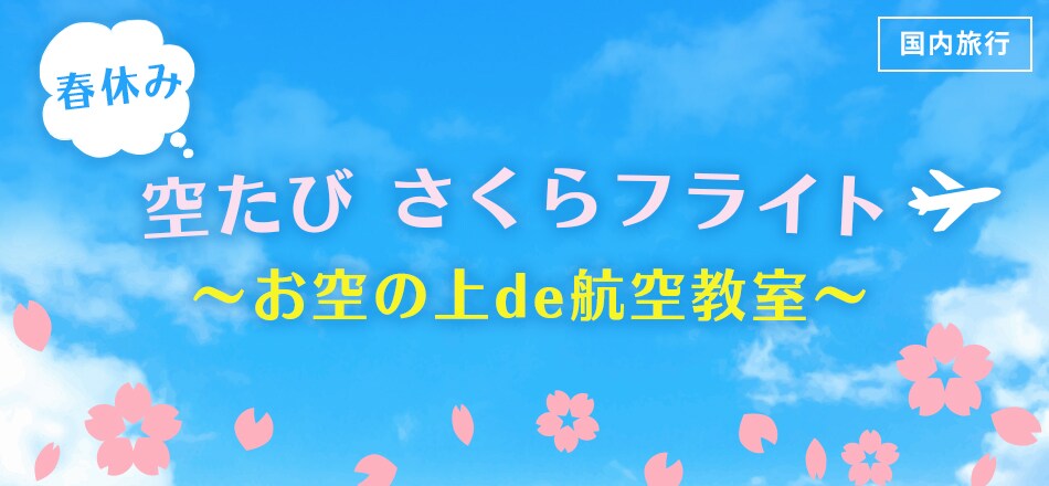 空たび さくらフライト お空の上de航空教室
