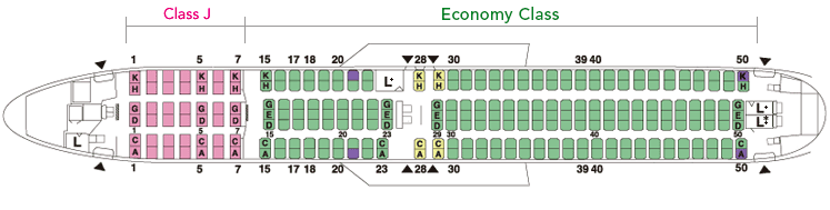 Boeing767 300er 763 Aircrafts And Seats Jal