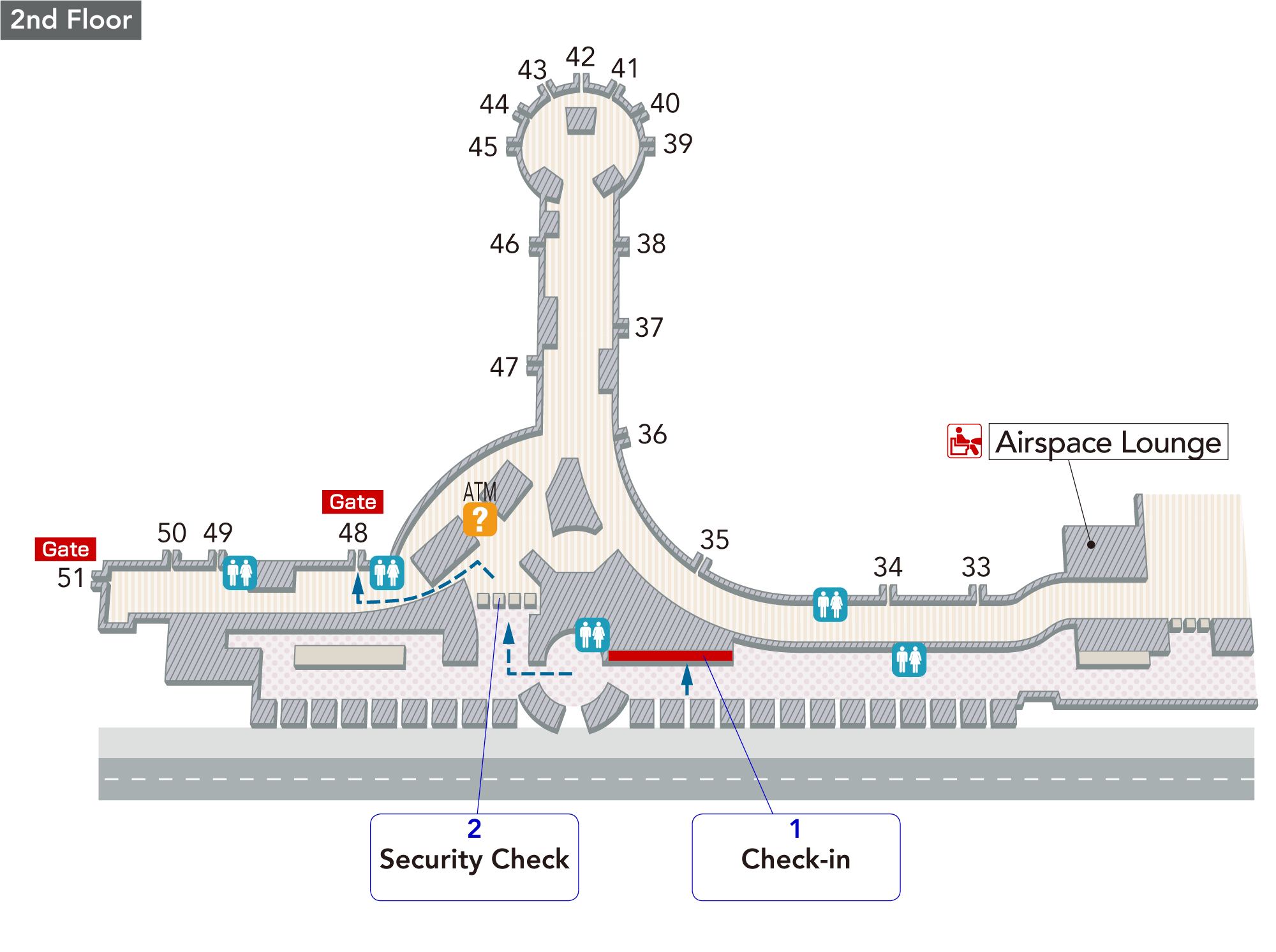 map of san diego airport San Diego International Airport Arrivals And Departures Airport Guide Jal International Flights map of san diego airport