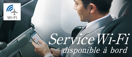 Service Wi-Fi disponible à bord